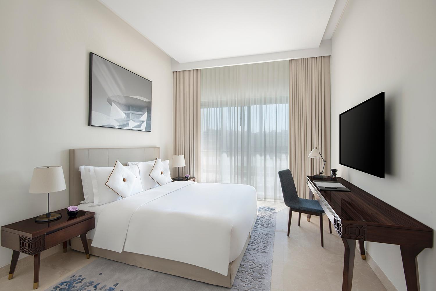 Banyan Tree Doha At La Cigale Mushaireb Pokoj fotografie A bedroom at the hotel